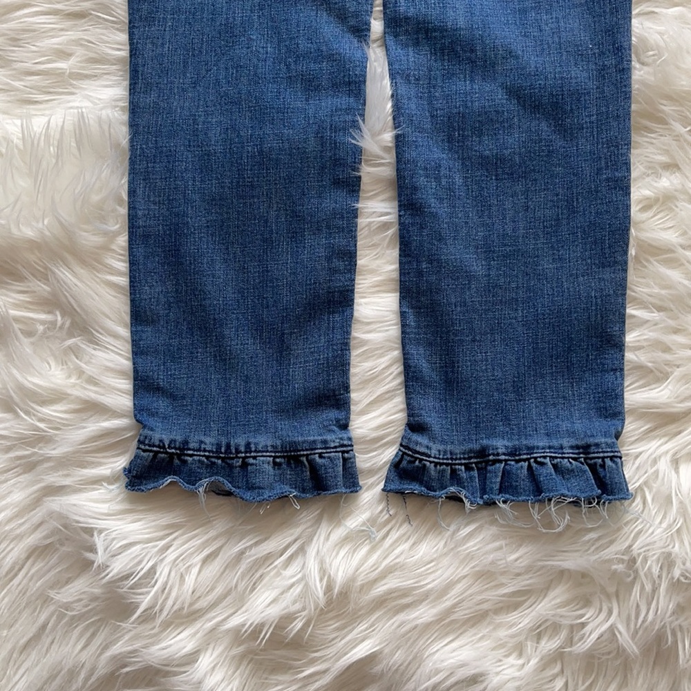 Levi’s Mid Rise Skinny Ruffle Hem Jeans Size 8 - Picture 7 of 14
